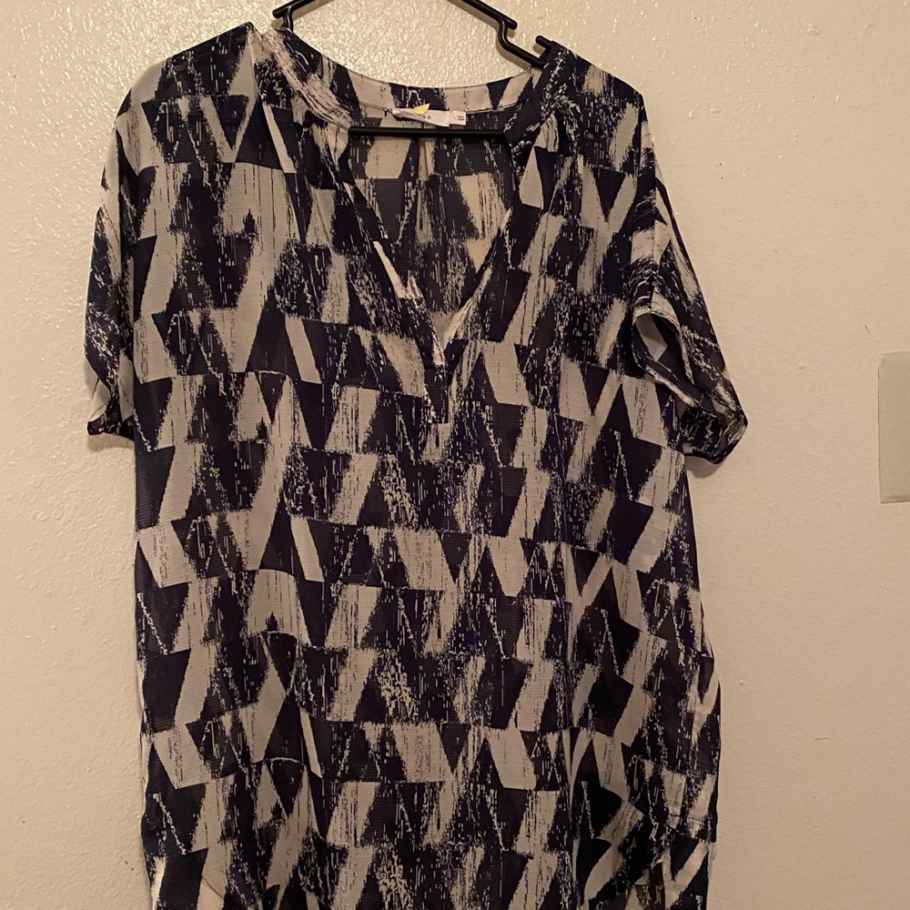 V-neck blouse